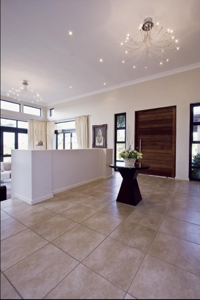 entrance hall with large wooden front door