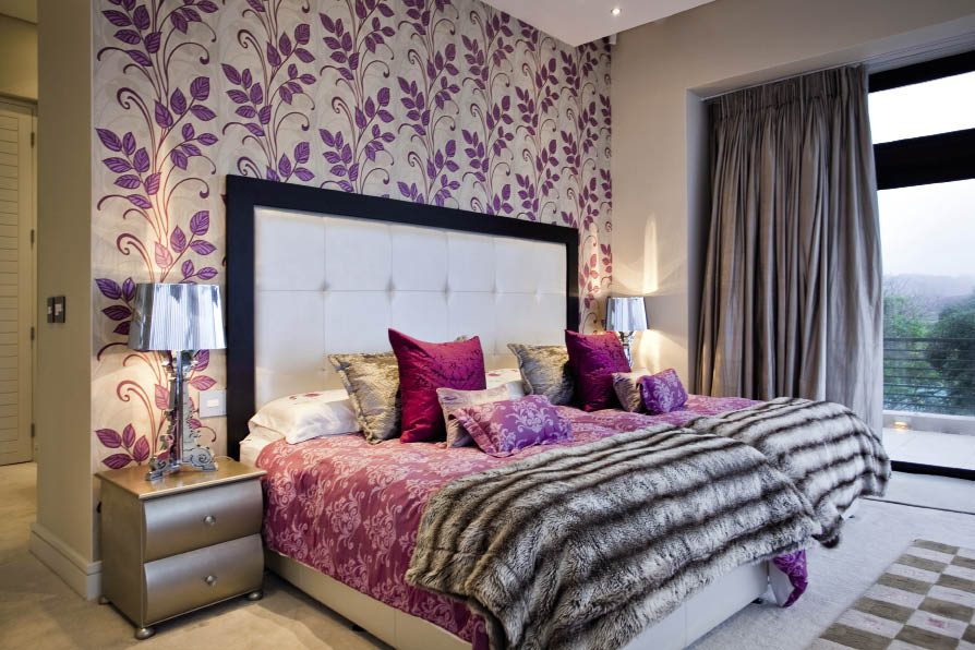 purple bedroom