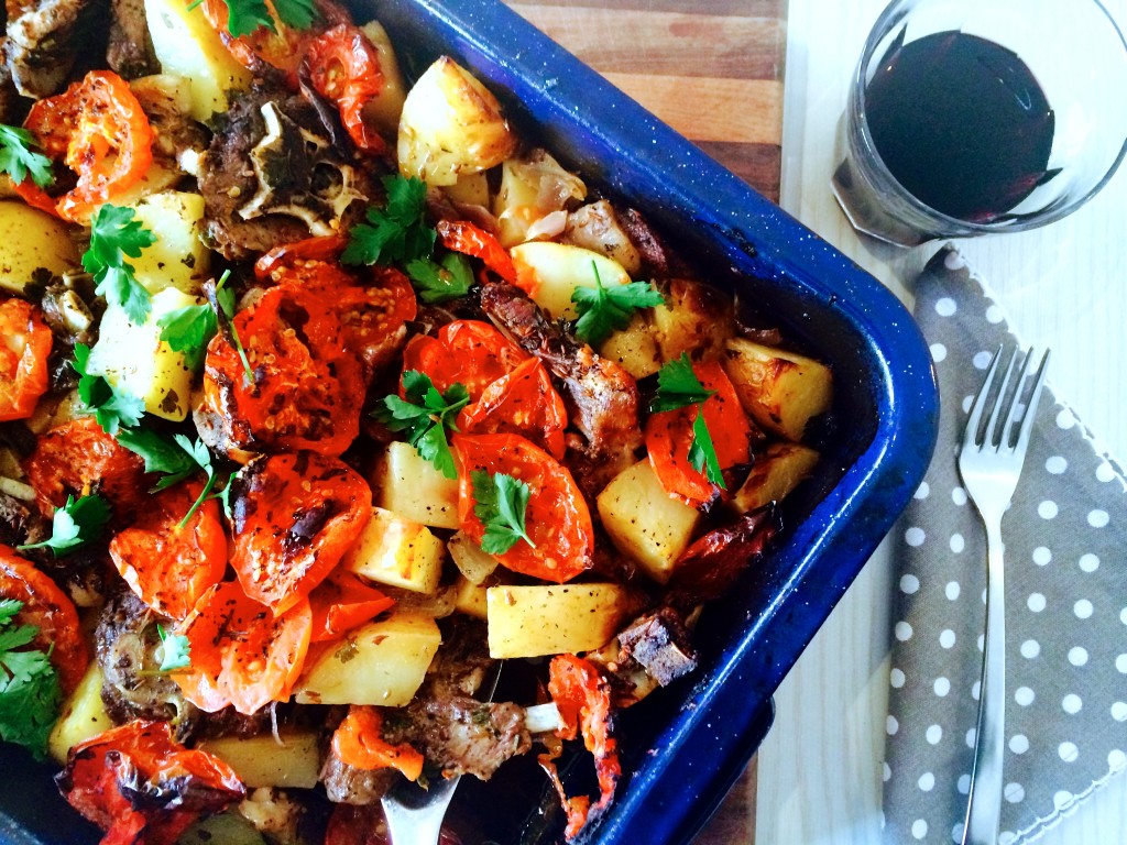 Baked Greek lamb casserole