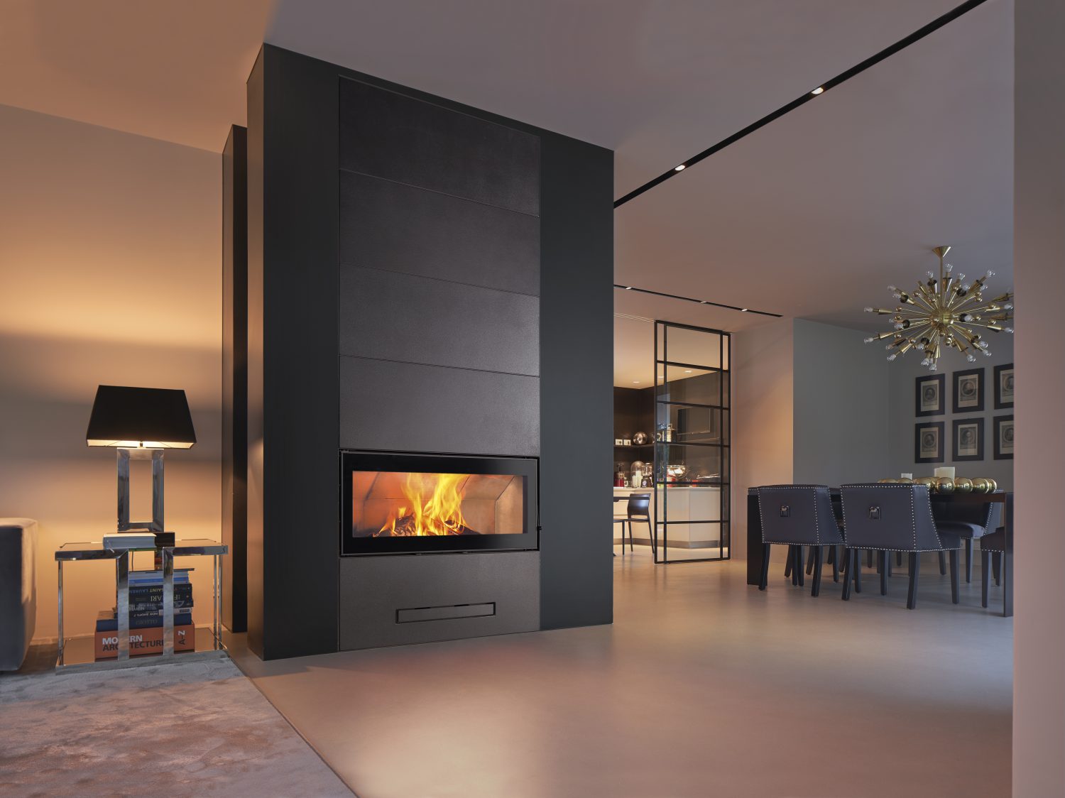 Designer fireplaces