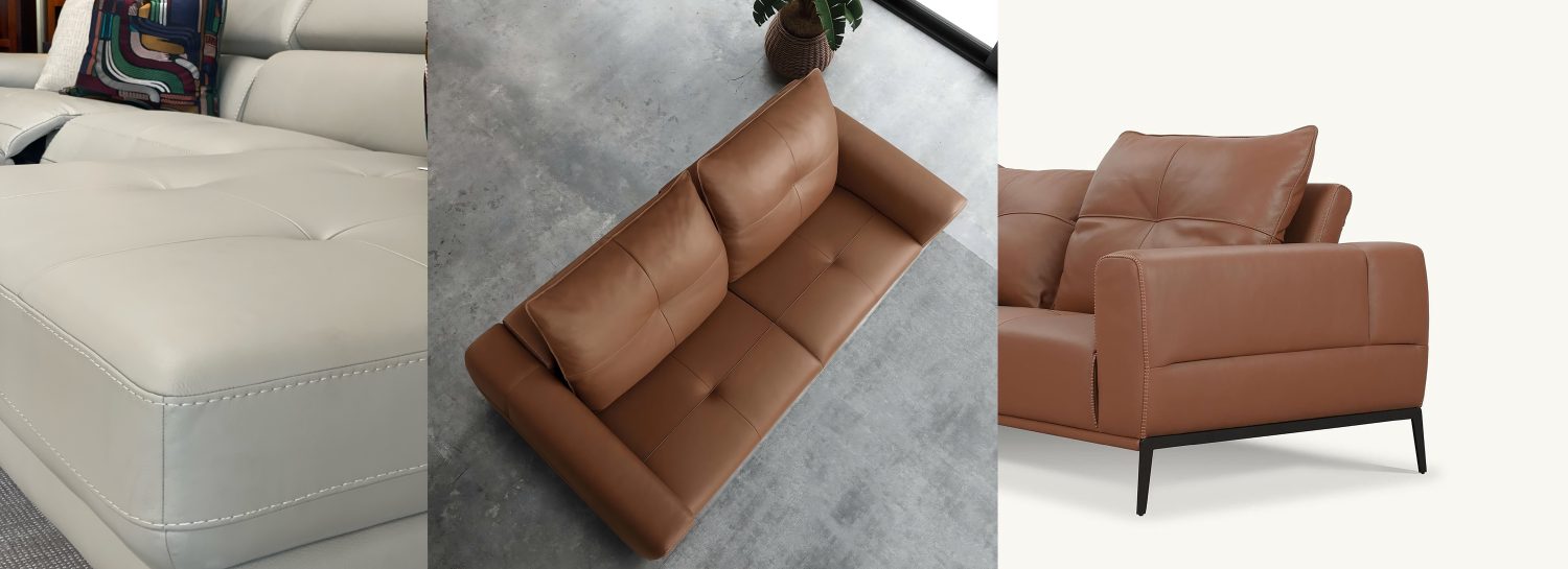 How to select a leather sofa