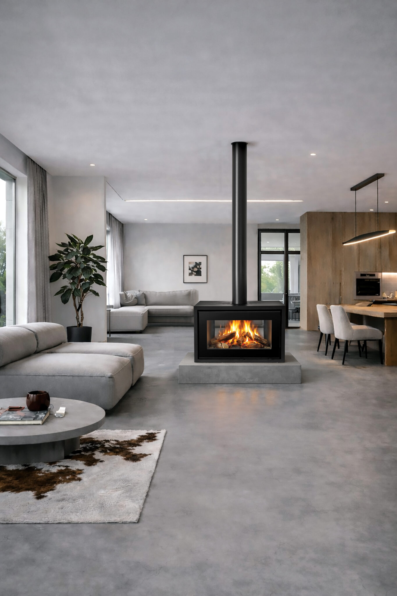 Infiniti Fires unveils advanced 13 kW Double-Sided Wood Stoves