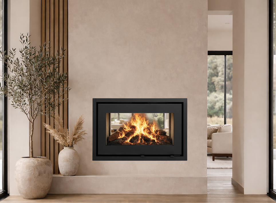 Infiniti Fires unveils advanced 13 kW Double-Sided Wood Stoves